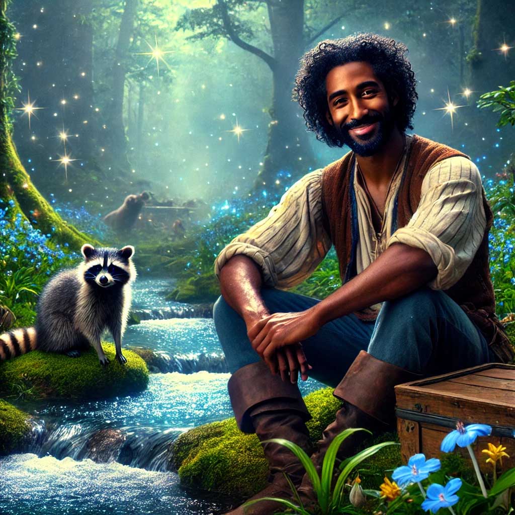 "Hello, Willow and Birdie, I heard you were exploring this wonderland of the natural world. My name is Gabriel.” The man greeted them with a warm smile. "Are you ready for another lesson in the Magic Forest?"