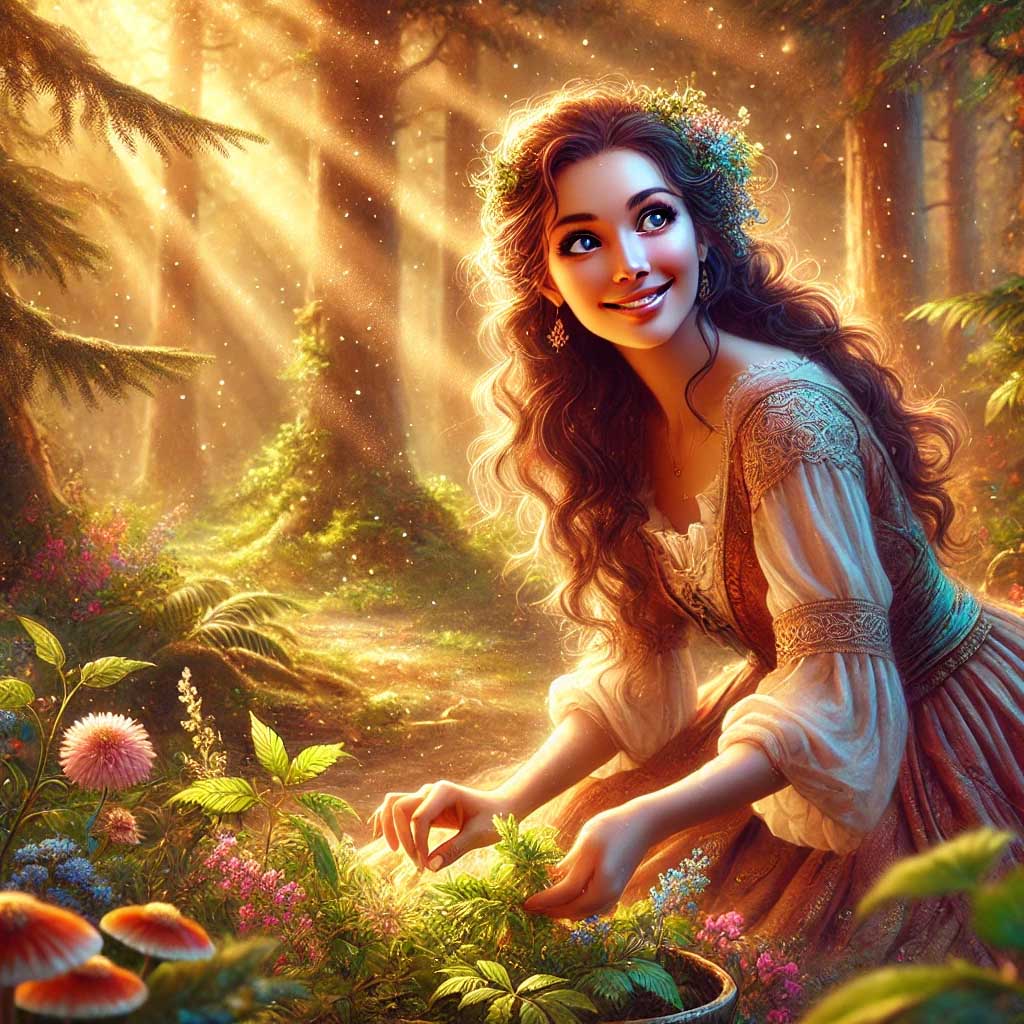 She wore a flowing dress that shimmered in the sunlight, and her presence made the forest feel even more vibrant and alive.<br />
"Hello, children," the woman greeted them warmly. "My name is Stephanie, and I am one of the caretakers of this magical forest."<br />
