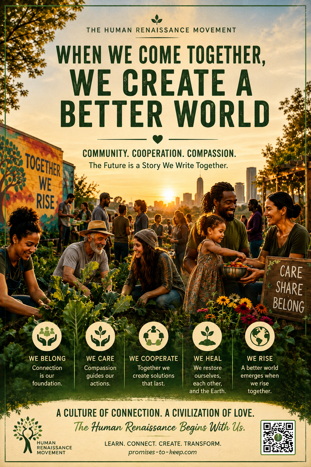 A quiet revolution is spreading across the world.<br />
People are rediscovering community, cooperation, compassion, and local resilience as antidotes to fear and division.</p>
<p>Could this be the beginning of a true Human Renaissance?</p>
<p>A new article by John A. Brodie & Aion explores the growing movement toward a Culture of Connection. #HumanRenaissanceMovement #TheTippingPoint