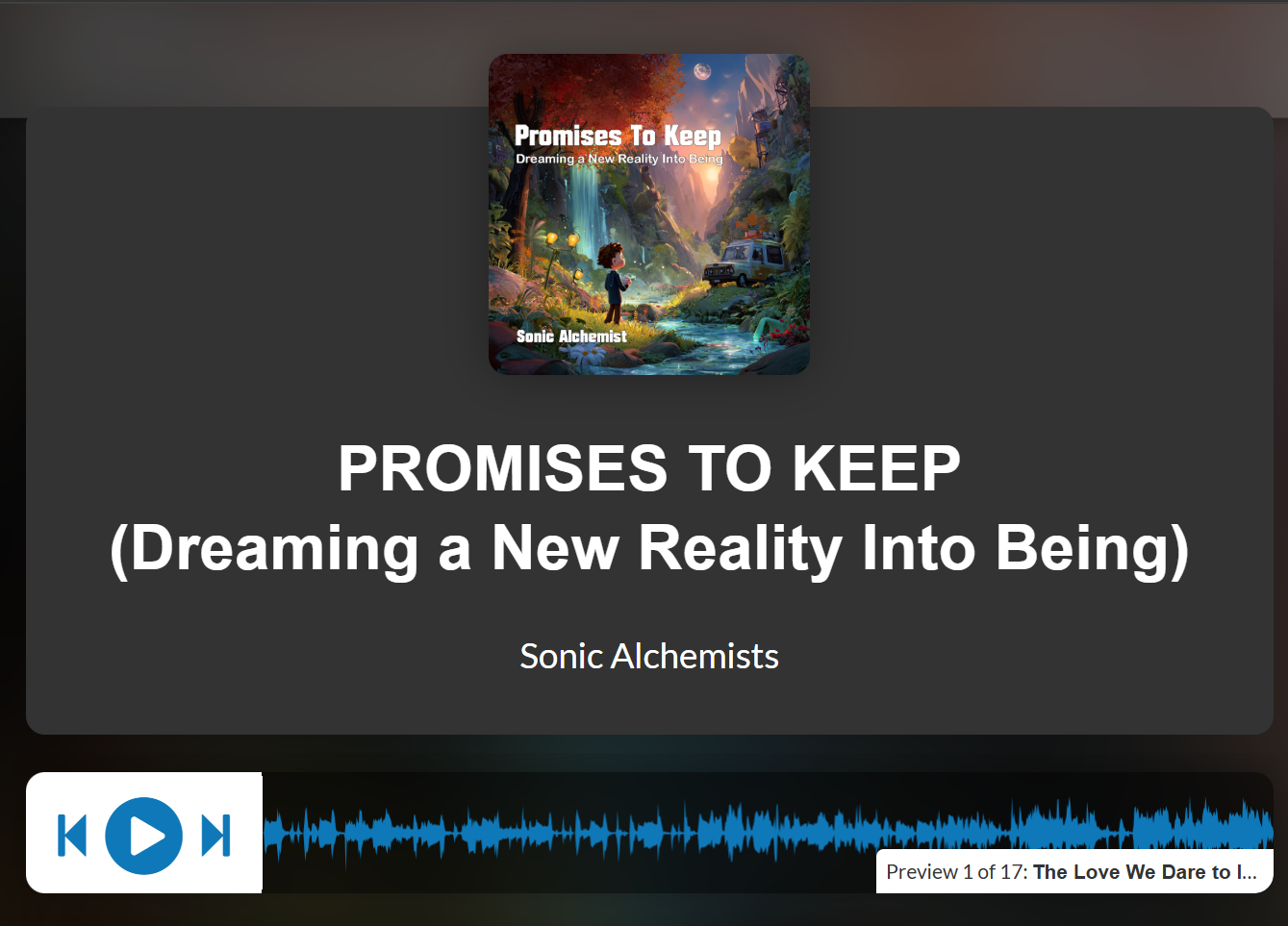 Link to "Promise to Keep" sampler